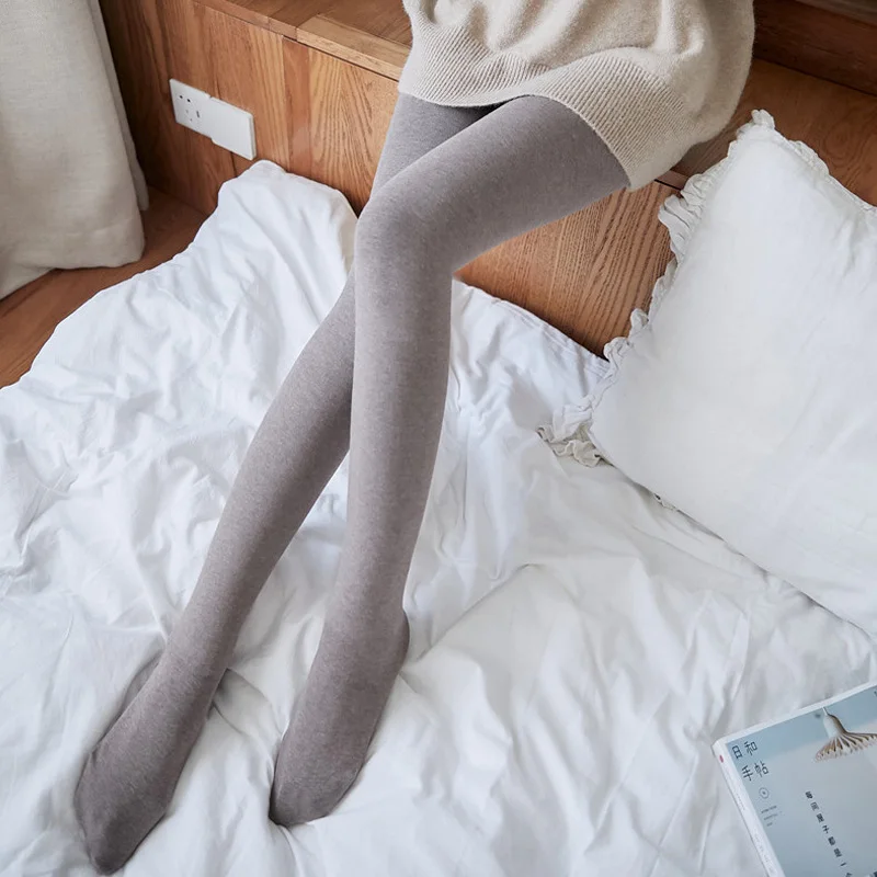 Winter Tight Sexy Women Pantyhose High Waist Hip Leggings Thick Striped Pantyhose 2021 Fashion Stretch Foot Socks