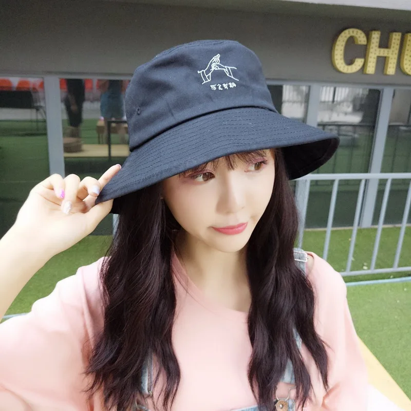 M & D модная летняя Панама с китайскими буквами в повседневном стиле для