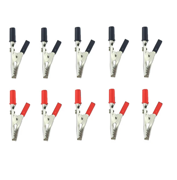 

10 шт., металлические зажимы типа «крокодил»