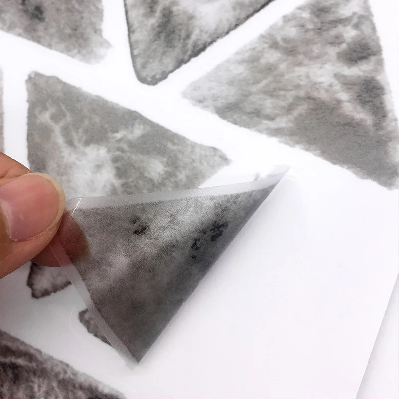 Черные треугольники в скандинавском стиле наклейки на стену для детской комнаты