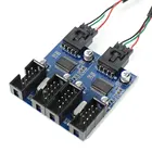 Материнская плата 9 Pin USB зарядка головка сплиттер брюк для мальчиков от 1 до 4 Женский удлинитель разветвитель кабеля настольная карта 9-контактный разъем адаптера Порты и разъёмы