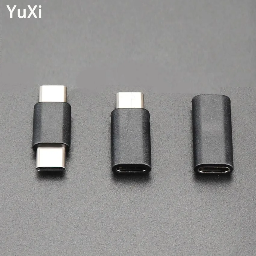 YuXi 2 шт. USB Type C переходник типа Папа мама для смартфонов Samsung Xiaomi Huawei с переходником