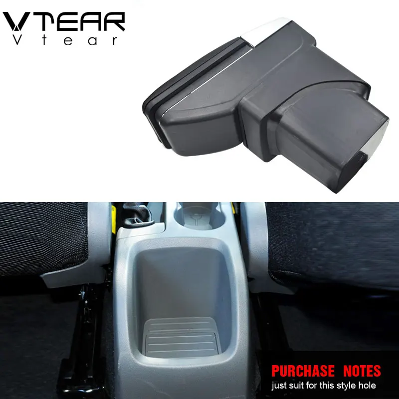 Vtear для Ford Focus mk2, подлокотник, автомобильная центральная консоль, коробка для хранения, подлокотник, защита, внутренние части, аксессуары для автомобиля, авто подлокотник для авто