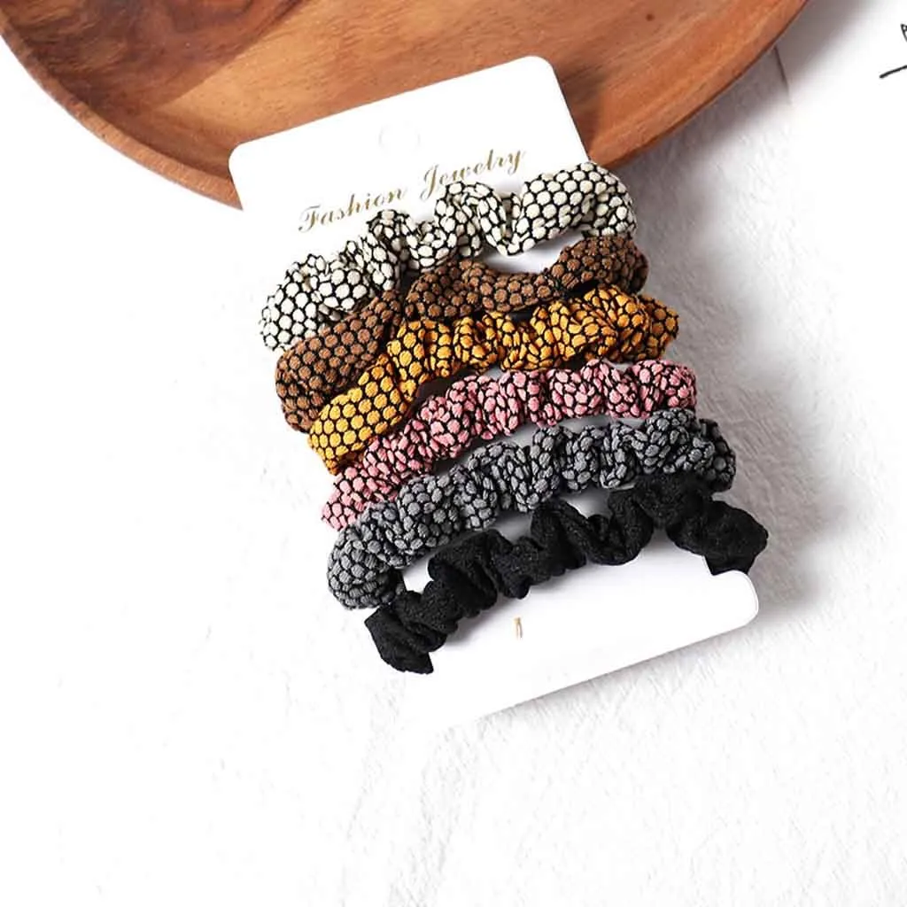 

Ladies Cute Color Cloth Hair Ring Simple Hair Rope Girl Hair Accessories Femme Kawaii Hair Accessories For Women 2021