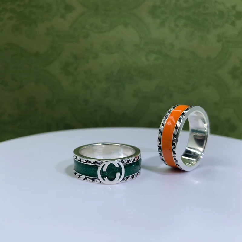 

NewfFlying top quality classic men and women couple ring 100% 925 sterling silver anniversary gift retro original love ring 1:1