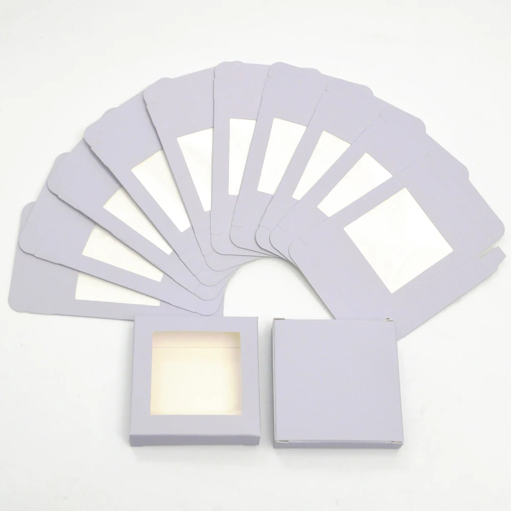 

Eyelash boxes wholesale lash cases packaging 25mm mink lashes marble purple square faux cils makeup case vendors fast shipping