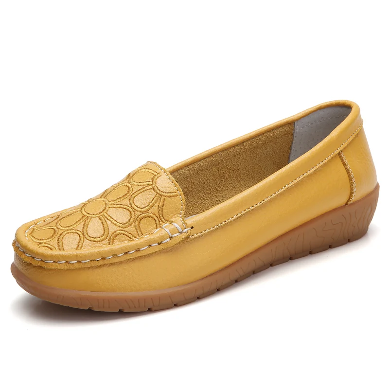 Новинка 2020 года женская обувь на плоской подошве из натуральной кожи женские