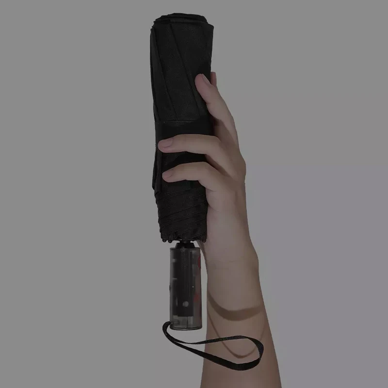 Автоматический механический Зонт Youpin с прозрачной ручкой и защитой от отскока