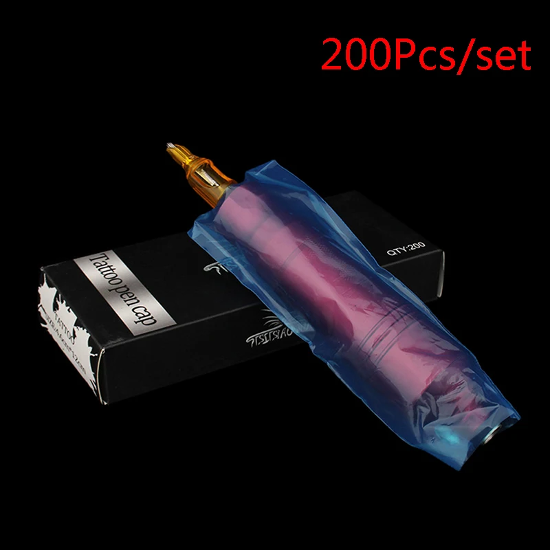 

200Pcs Tattoo Disposable Cover Tattoo Machine Clip Cord Sleeve Bag Storage Pouch