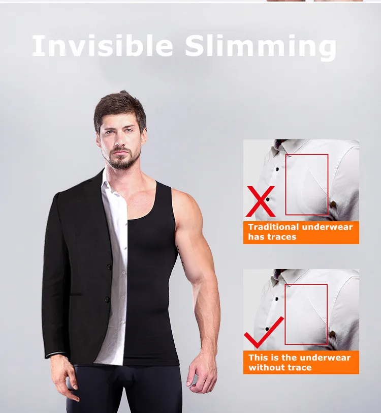 Мужской утягивающий жилет для коррекции фигуры живот гинекомастическая
