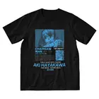Мужские футболки с изображением бензопилы, мужские уличные футболки, женские футболки с коротким рукавом в стиле Харадзюку, аниме, манга, Аки, хаякава, футболки в подарок