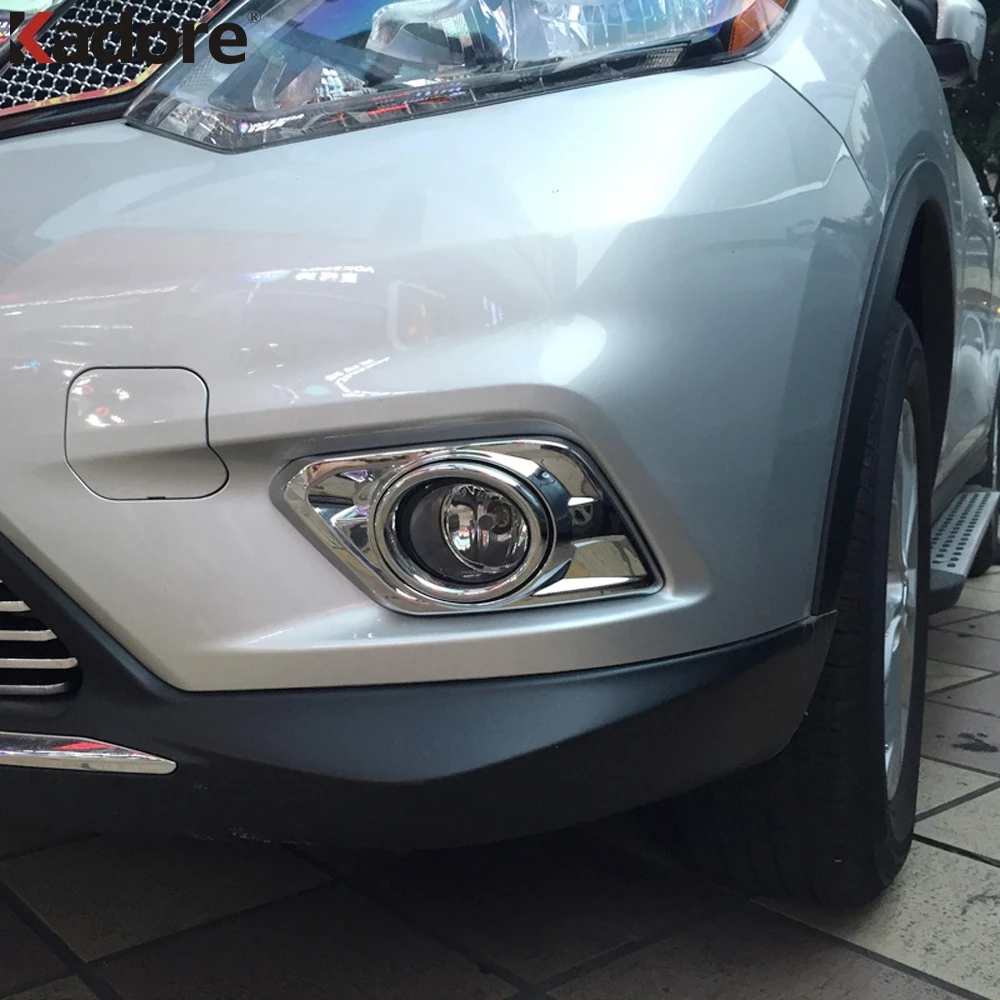 Автомобильный Стайлинг для Nissan X Trail Rogue 2014 2015 2016 2017 ABS Хром Передняя