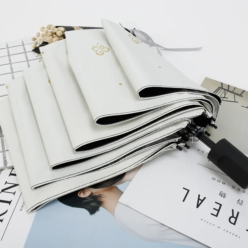 Креативный зонт для Note женщин и мужчин солнцезащитный антиуф трехскладной