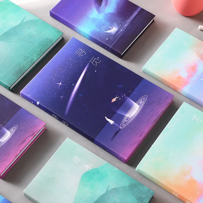 

A5 B5 цветная внутренняя страница иллюстрации блокнот-скетчбук дневник Рисование ноутбука Бумажная книга офисные школьные принадлежности п...