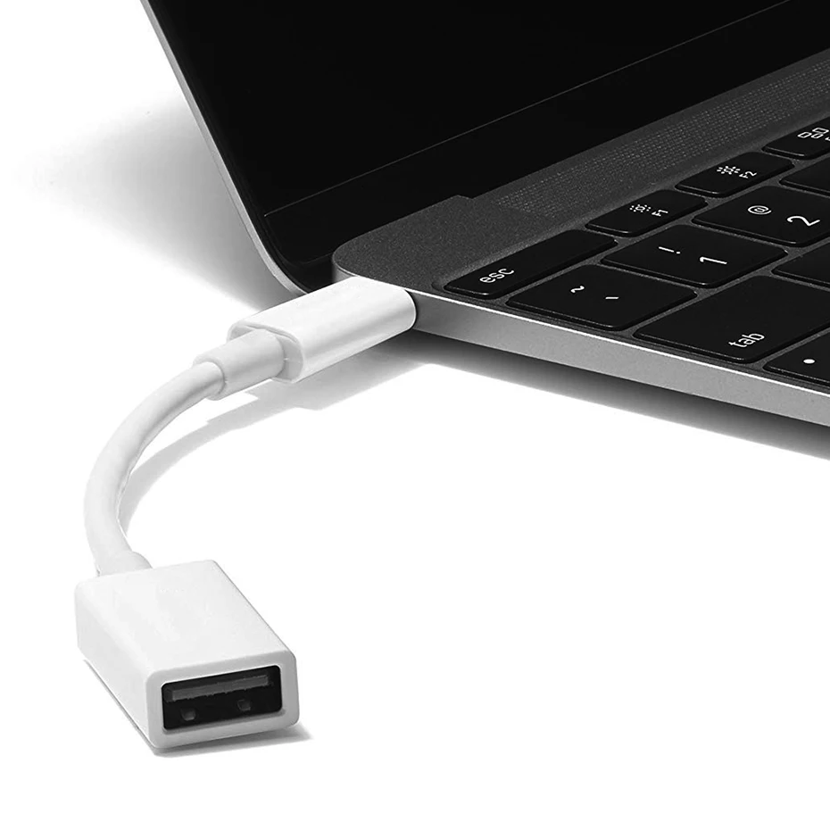 Натуральная USB-C OTG кабель типа C USB-3.1 адаптер конвертер "папа" в USB 2 0 женского