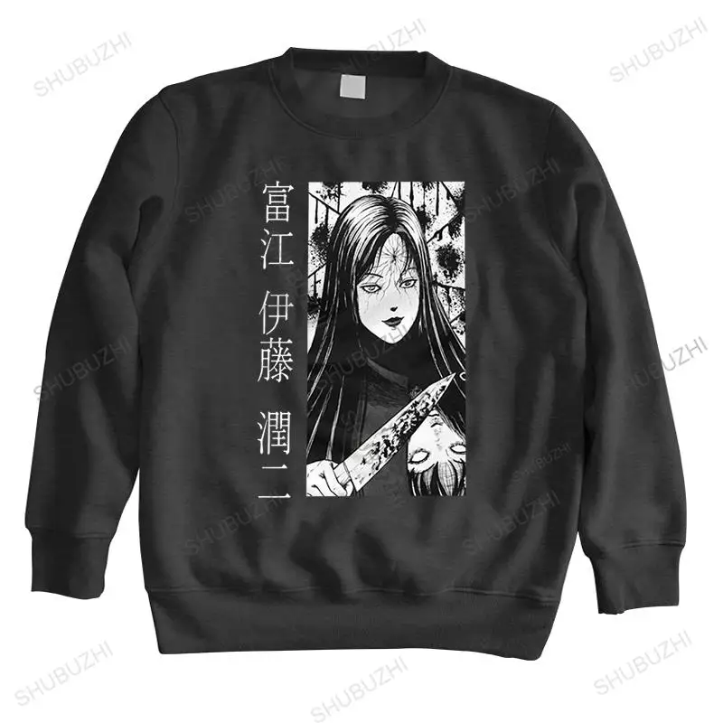 

Tomie Uzumaki Junji Ito hoodie Men Pure Cotton hoodies Awesome sweatshirt Japan Horror Manga Streetwear sweatshirts Clothing