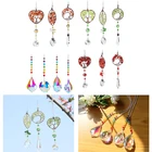 Ловец снов, Музыка Ветра, Хрустальная подвеска для дома, подвесное украшение для сада на открытом воздухе, украшение для спальни