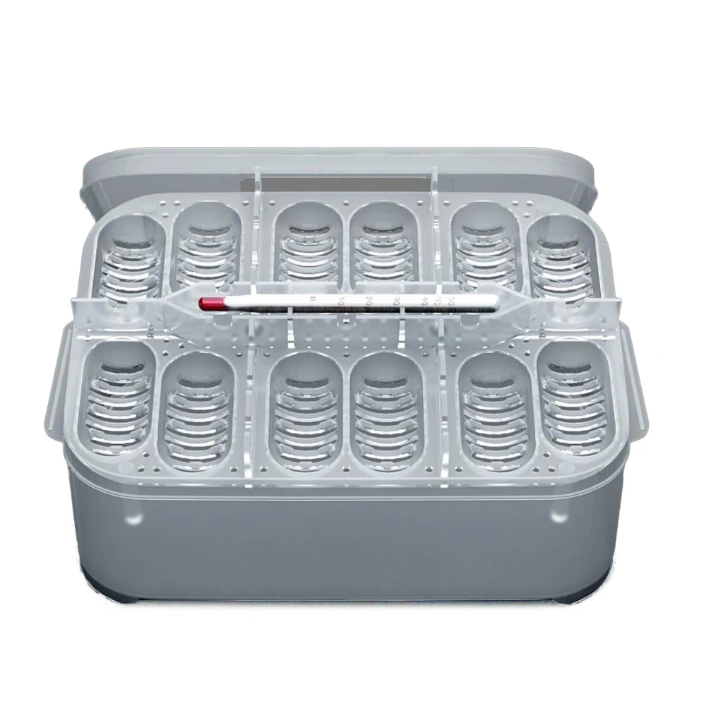 Практичный пластиковый инкубационный поднос для яиц 12 отверстий|Террариумы| |