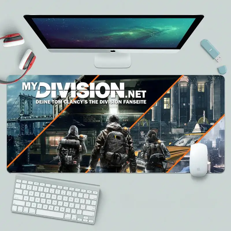 

tom clancy's the division Unique Desktop Pad Game Mousepad Rubber Mousepad XL Large Gamer Keyboard PC Desk Mat Takuo Mouse mat