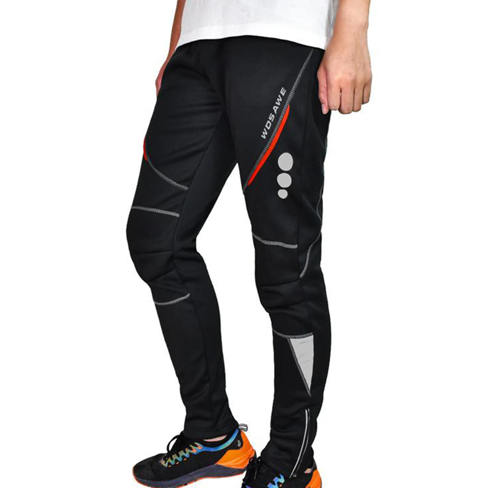 

Men's Fleece Thermal Cycling Pants Padded Bike Bicycle Outdoor Sports Tights