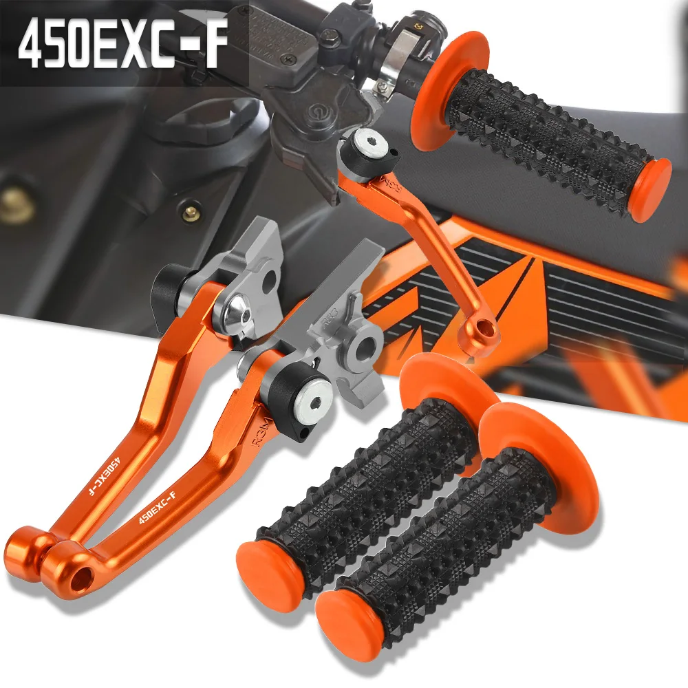 

Motocross Hand Grips Handlebar Dirt Bike Brake Clutch Levers FOR 450EXCF 450EXC-F 450 EXC-F 2007 2008 2009 2010 2011 2012 2013