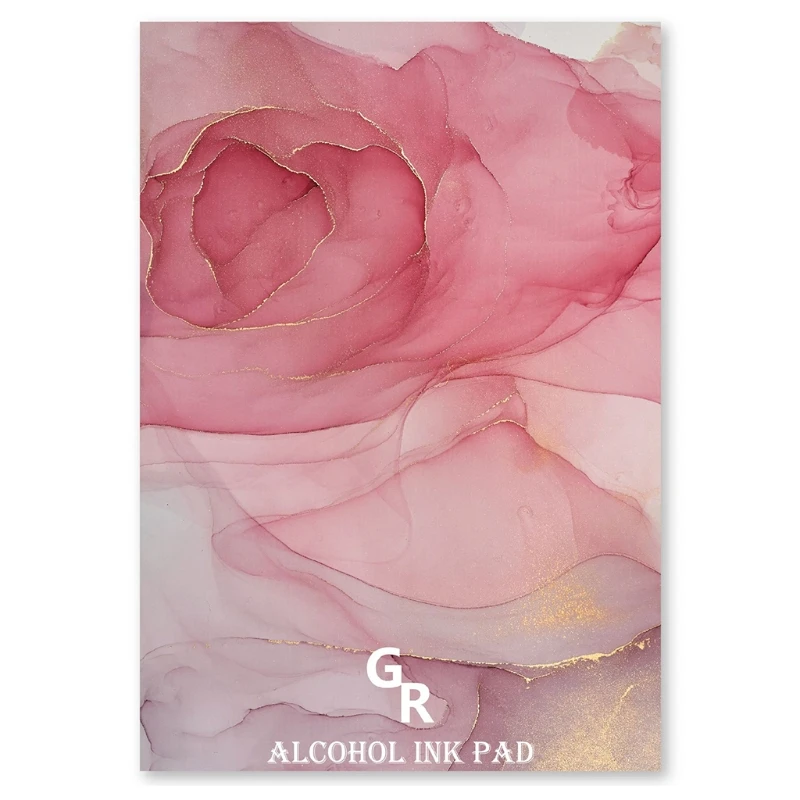 

10 Pcs/Pack Smooth Alcohol Ink Pad Paper for Painting Drawing Artwork DIY Crafts