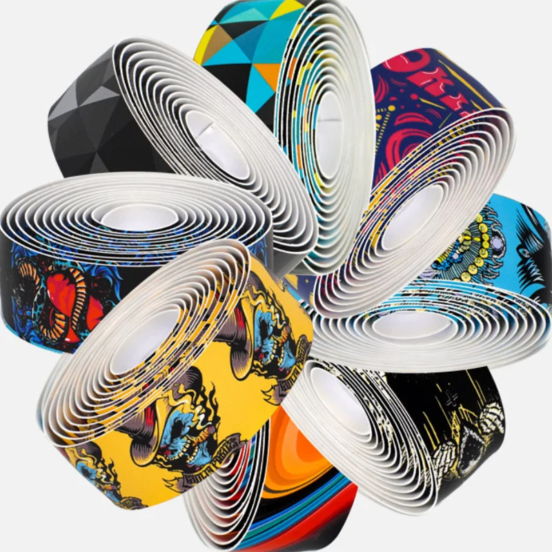 Ремни для руля велосипеда нескользящие ремни велосипедные покрытые цветные