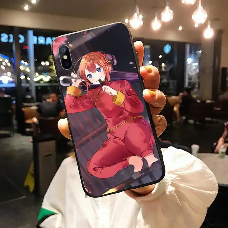 

Cute girl Kagura Anime GINTAMA Phone Case for iPhone 11 12 pro XS MAX 8 7 6 6S Plus X 5S SE 2020 XR