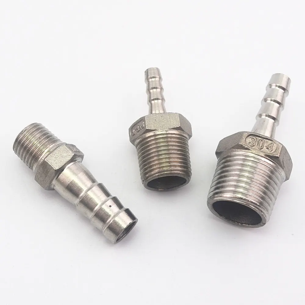 1/8 &quot1/4" 3/8 &quot1/2" BSP наружная резьба фитинг для трубы до 6 8 10 12 мм ID Барб шланг