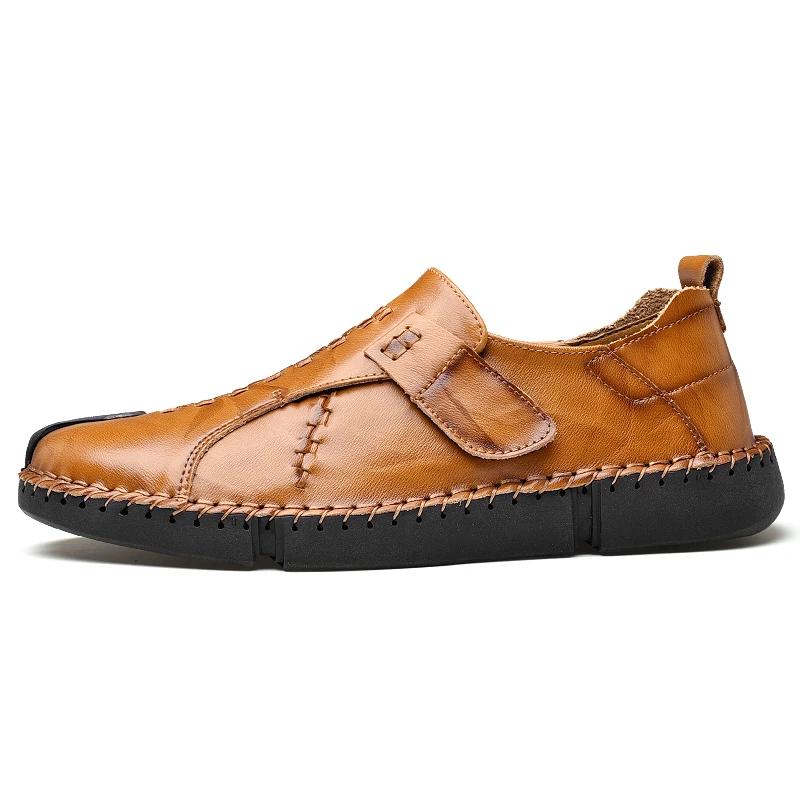 

Освежающие дышащие кожаные туфли в британском стиле, тонкая мужская обувь