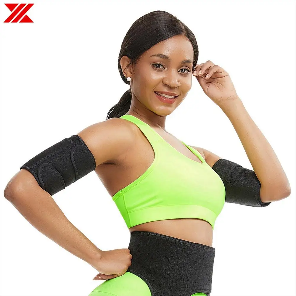 HEXIN Arm Shaper неопрен 1 пара рукава для похудения тонкие наклейки на ноги сауна пот