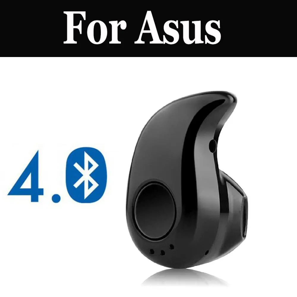 Мини наушники Беспроводная bluetooth гарнитура микрофон черный розовый для Asus Zenfone Go