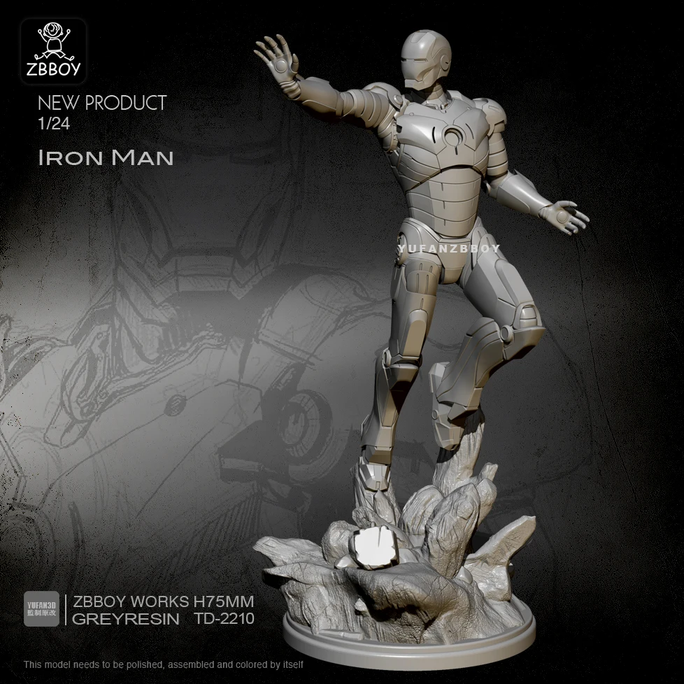 

1/24 Resin Figure Kits Model Self-assembled TD-2210