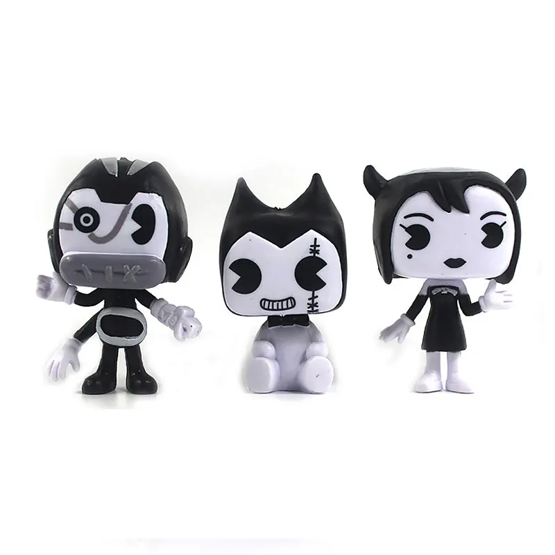 

6PCS Set Bendy Doll And The Ink Machine Action Figure PVC Model Toys For Kids Children Collection Gift Free Shipping