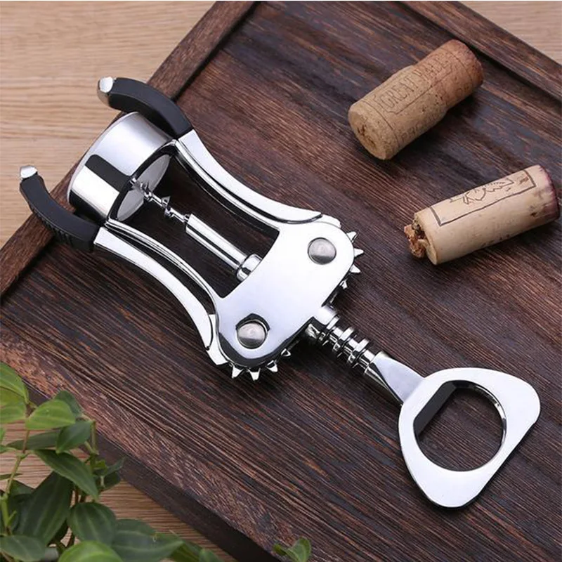 

Wine Corkscrew Household Multifunctional Wine Corkscrew Stainless Steel Wine Beer Bottle Opener Wine Opener Sea Horse Knife