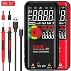Цифровой мультиметр BSIDE S11, 9999 T-RMS, ЖК-дисплей, цветной дисплей, постоянный ток, переменный ток, емкость, Ом, диод, мультиметр, NCV, Гц, тестер проводов под напряжением