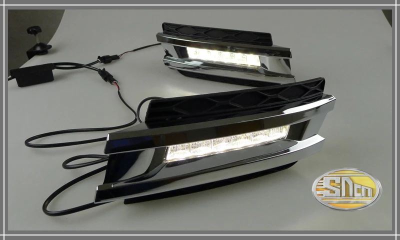 Светодиодные дневные фары drl Противотуманные фары для Mercedes Benz gl CLASS gl350 gl400 gl450 gl500 X164 2006 2007 2008 2009