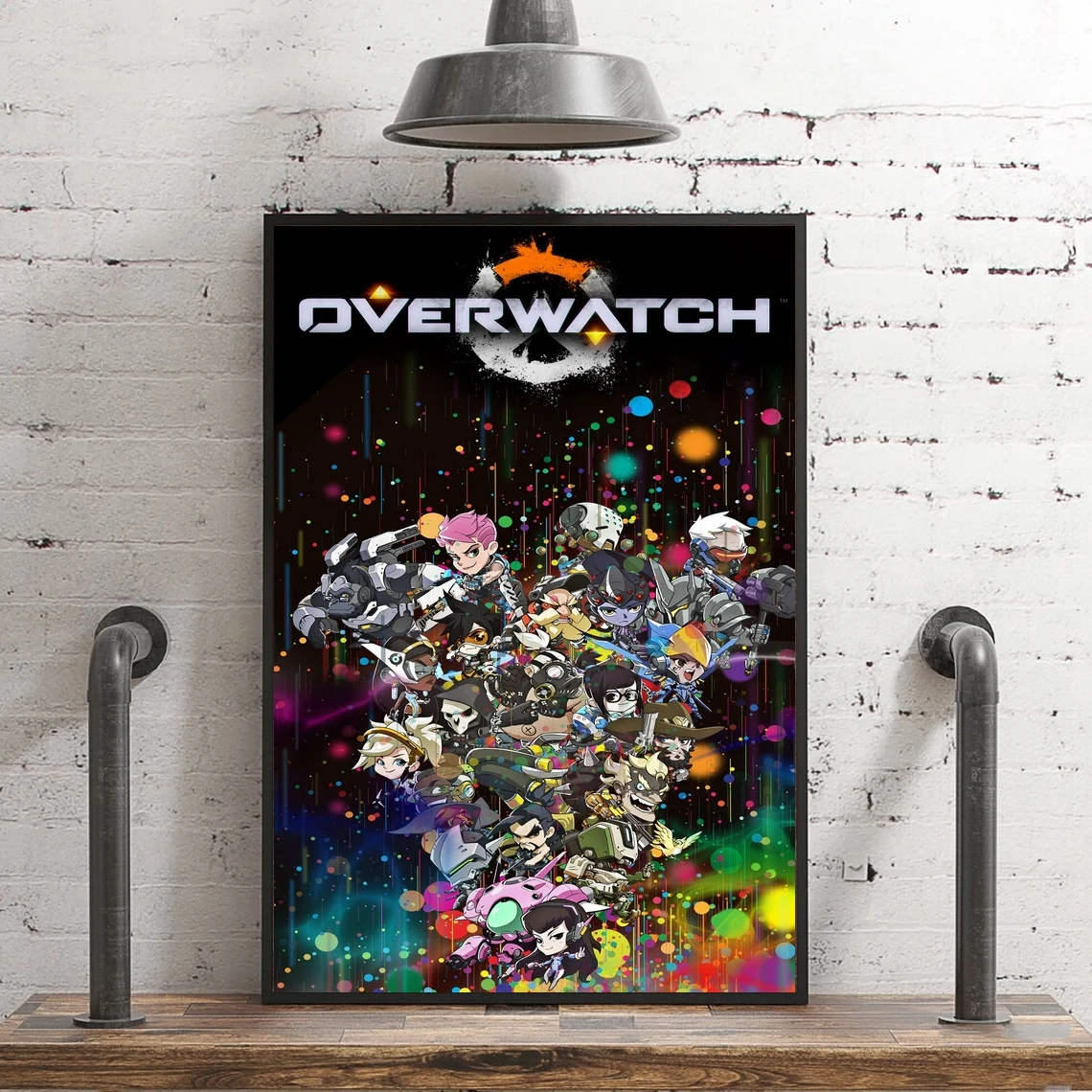 Игровой постер Overwatch альтернативная печать на холсте художественная домашняя