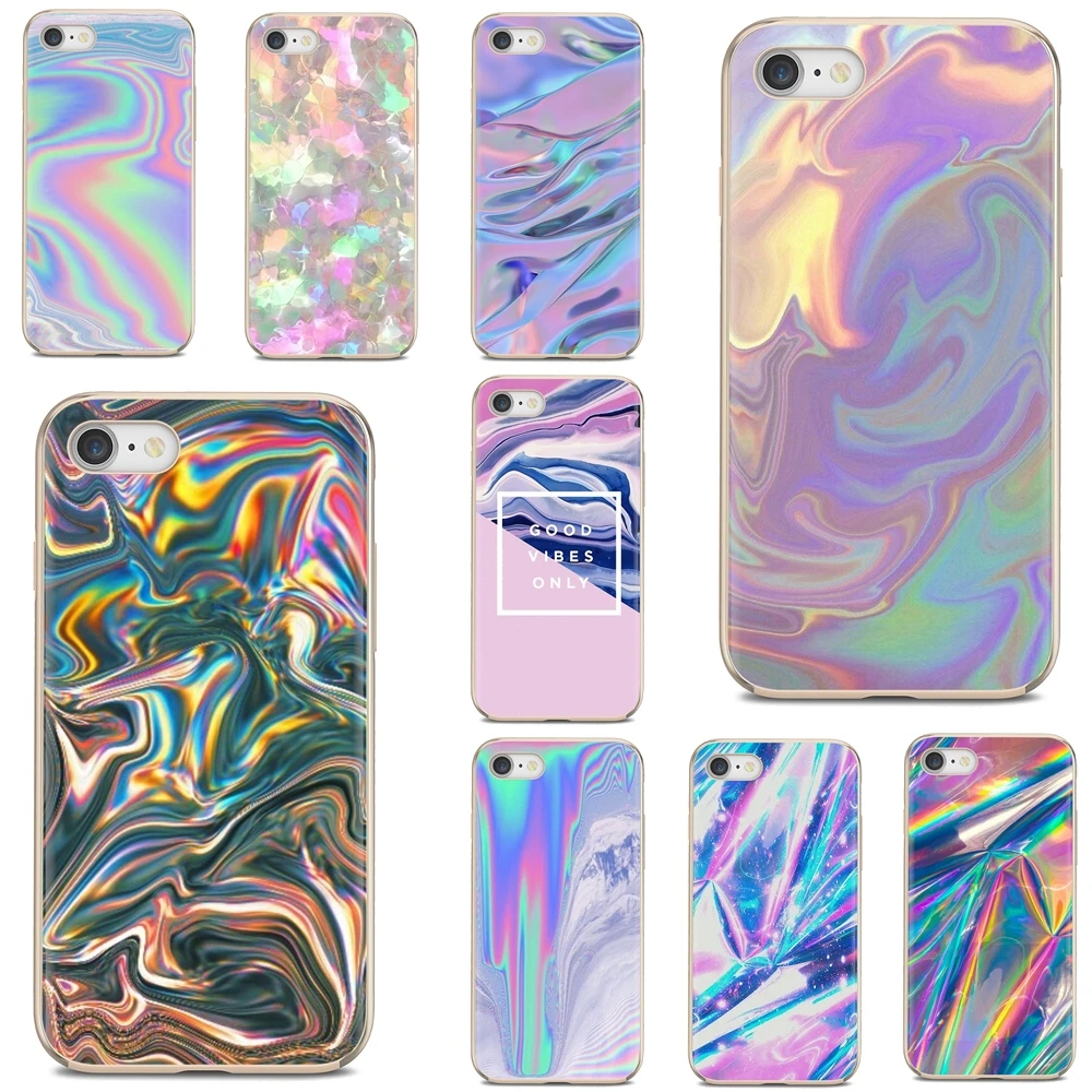 

Pastel Metallic Tumblr For iPhone iPod Touch 11 12 Pro 4 4S 5 5S SE 5C 6 6S 7 8 X XR XS Plus Max 2020 Soft Bag Case