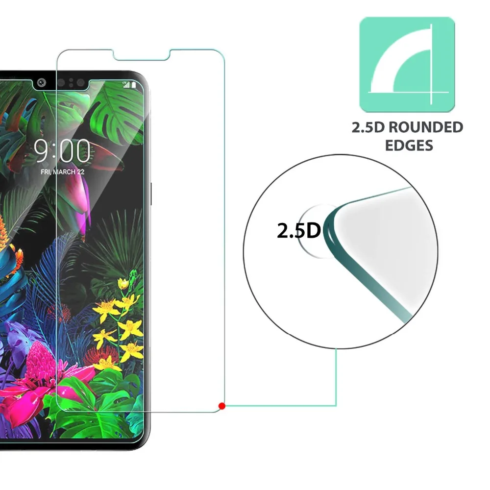 2.5D 9H закаленное стекло для LG Aristo 3 экран с защитой против царапин протектор HD