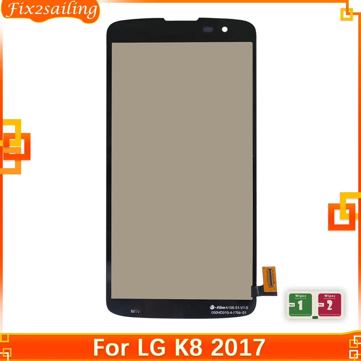 AAA + ЖК-дисплей отлично подходит для LG K8 2017 Aristo M210 MS210 US215 M200N с фотографией/без рамки