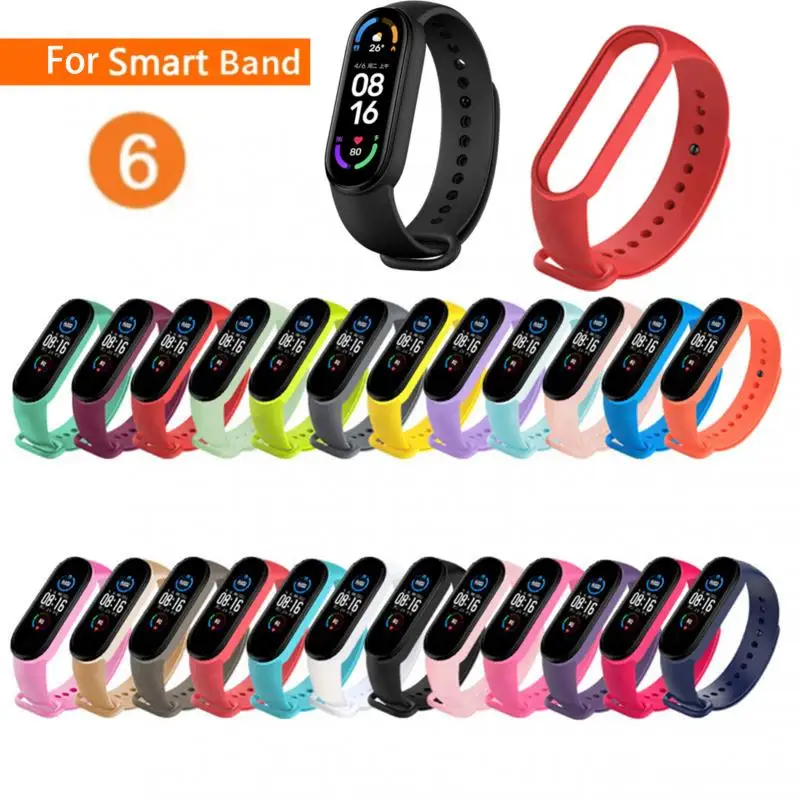 

Сменный ремешок для смарт-часов Xiaomi Mi Band 6, ТПУ