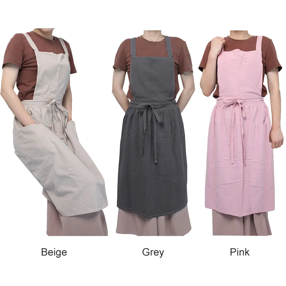 Фартук для выпечки сервис большого размера с 2 карманами легкая форма бариста