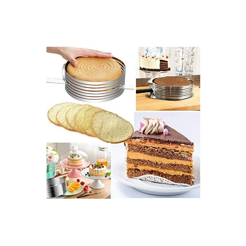 Регулируемая овощерезка для торта 24 30 см из нержавеющей стали|Формы тортов| |