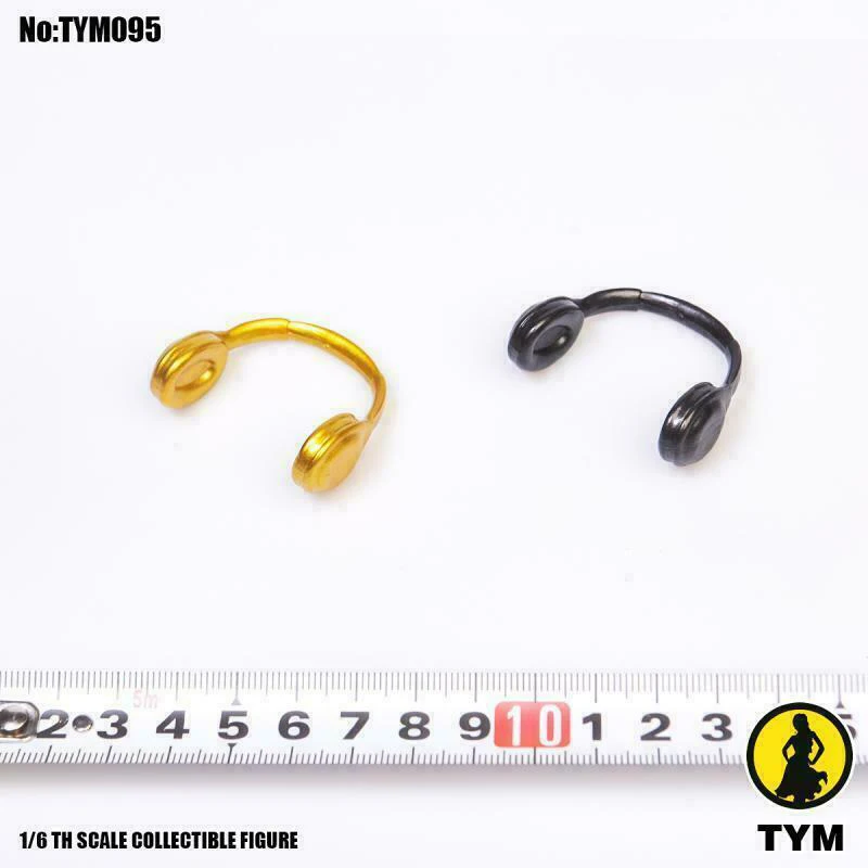 

IN STOCK 1/6 TYM09 Headset Headphone Earphone Model Fit 12" Action Figure Toys