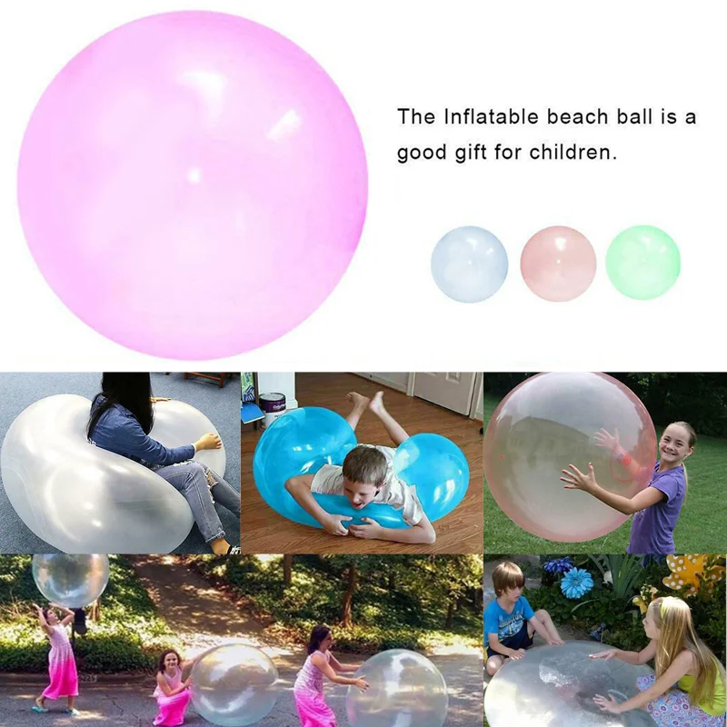 Уличный мягкий воздушный шар с водяным наполнением детский надувной игрушка