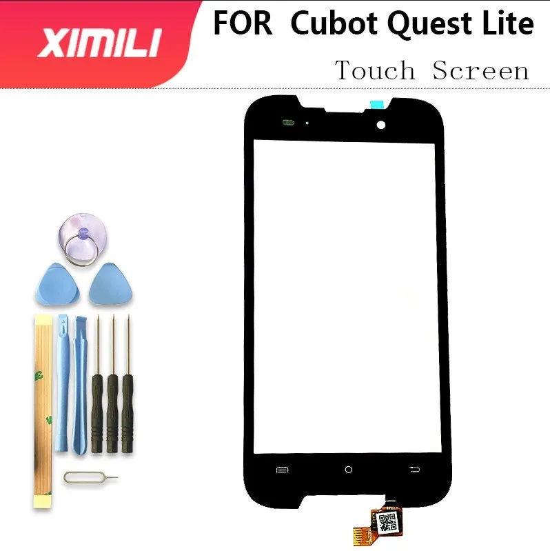 Внешнее стекло 5 0 "для Cubot Quest Lite сенсорный экран для 100% оригинальный