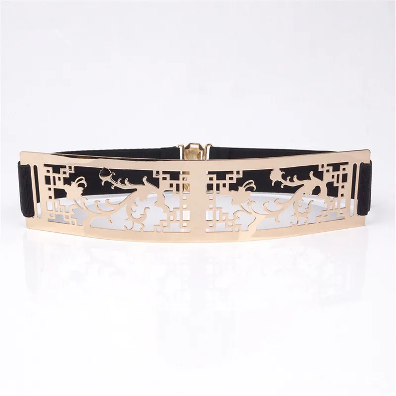 Новое модное женское платье с металлическими листьями и эластичной резинкой на