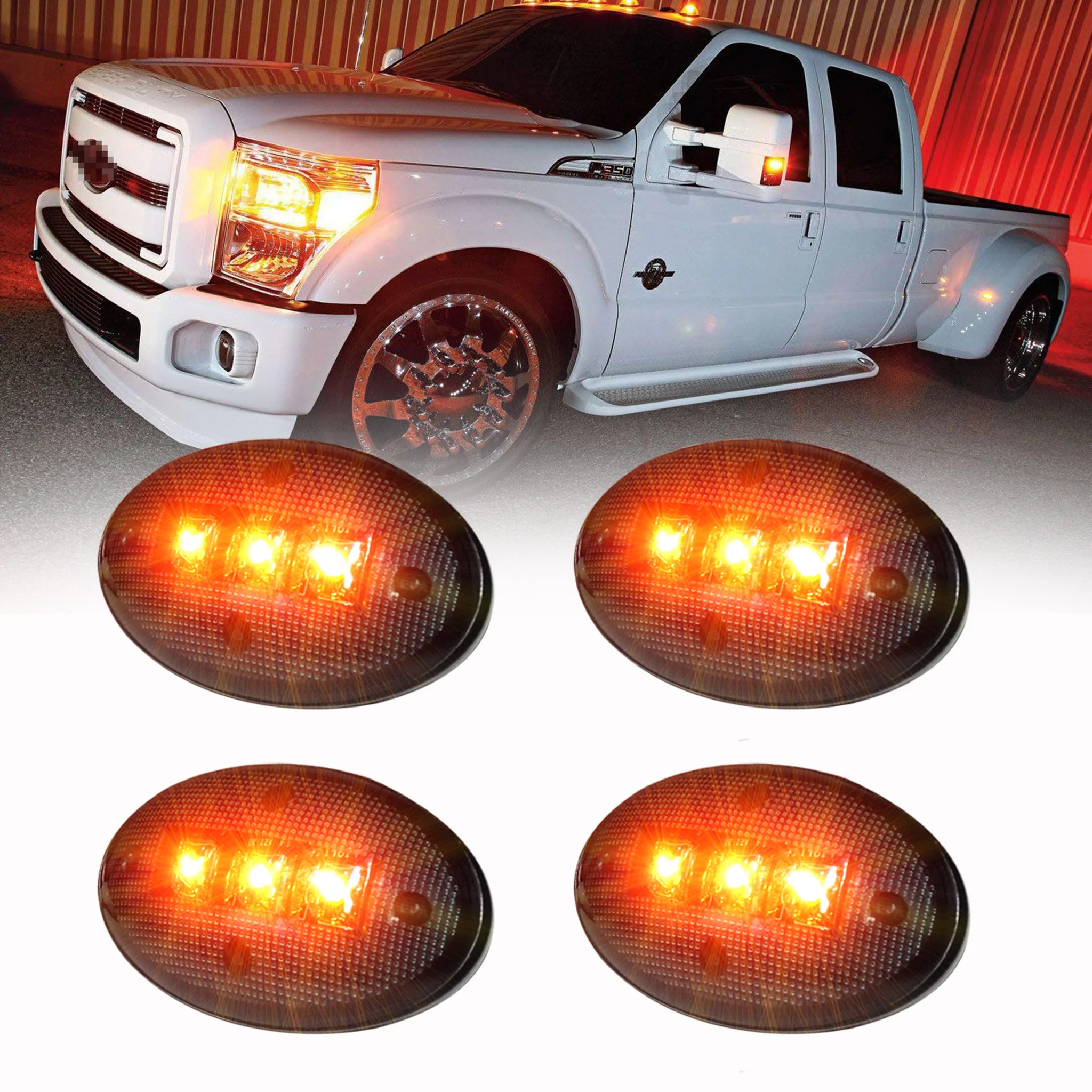 

Светодиодный светильник s для Ford F150, F250, F350, F450, F550, 4 шт.