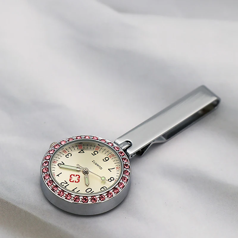 

Nurse Watches Diamond-studded Nurse Hanging Watch Simple Hospital New Pocket Medical Watch Fashion Doctor Clocks